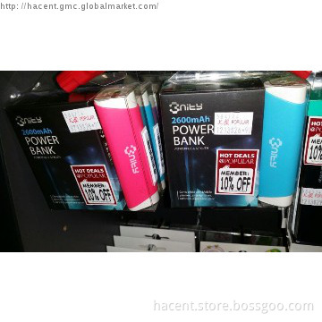 2600mAh lipstick Power Bank